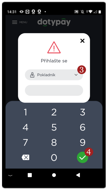 Přepnutí měny - krok 3