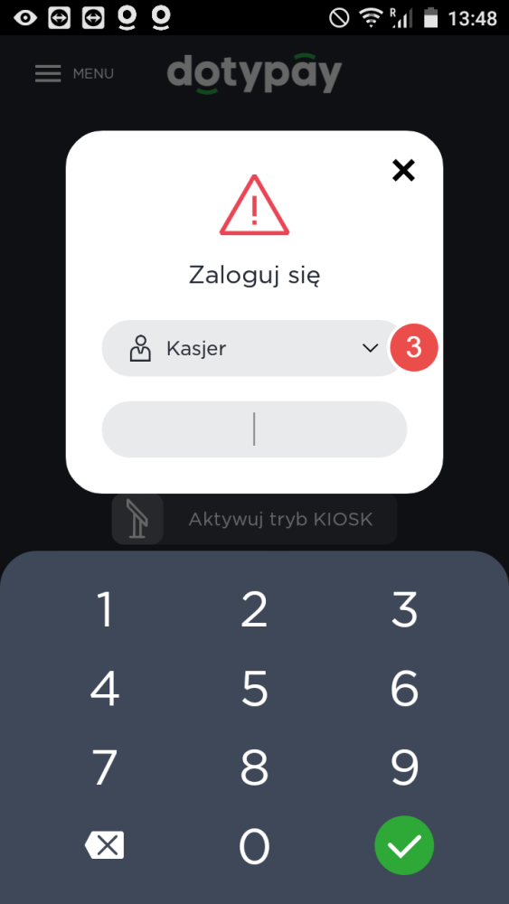 Przełączanie NIP – krok 3