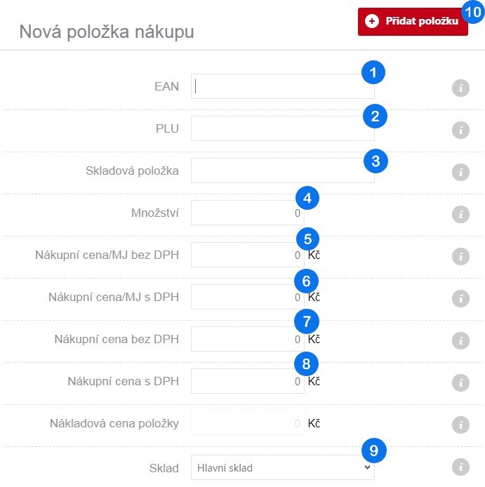 Tvorba Nákupního dokladu – krok 5