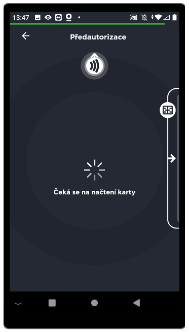 Před-autorizace - krok 2