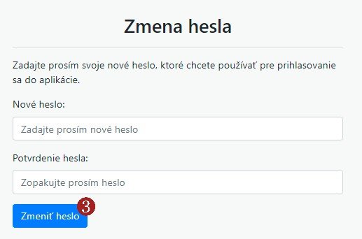 Zabudli ste heslo? - krok 3