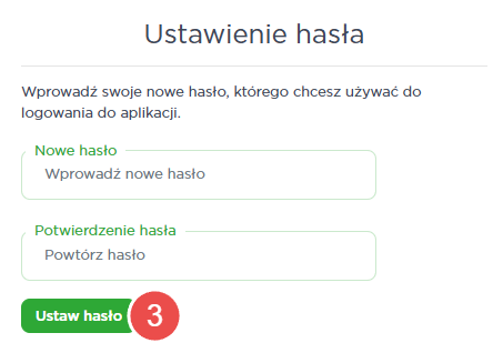 Zapomniałeś hasła? - krok 3