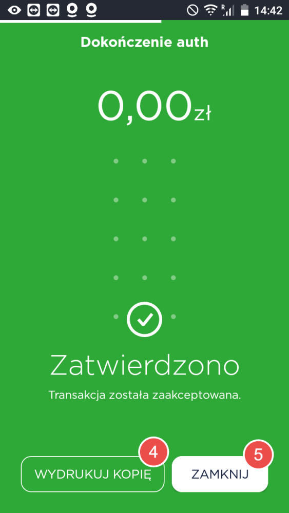 Wykaz autorizacji wstepnych - krok 4