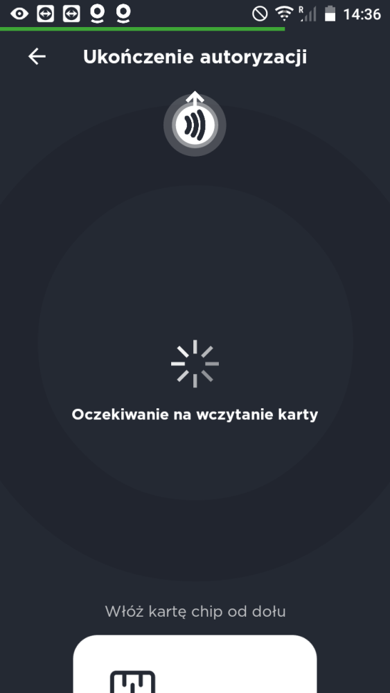 Ukończenie autoryzacji - krok 1