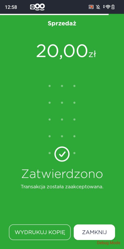 Podpis wyraża zgodę - transakcja zatwierdzona