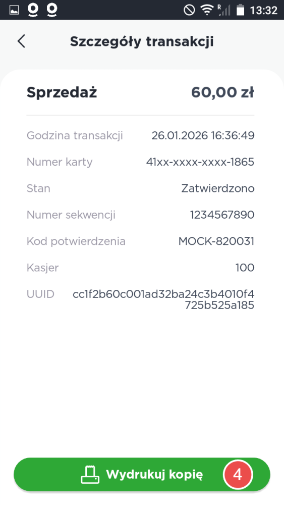 Szczegóły transakcji