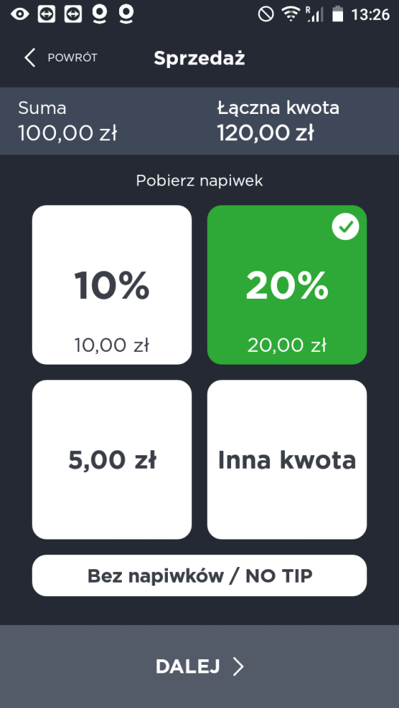 Z potwierdzeniem wartości