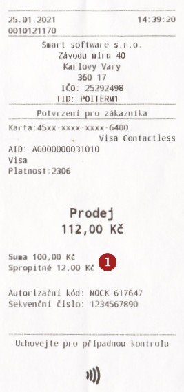 Prodej (se spropitným)