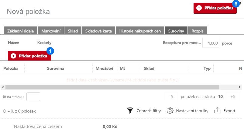 Jak přidat novou položku – krok 6