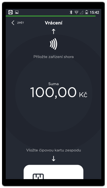 Vrácení - krok 3