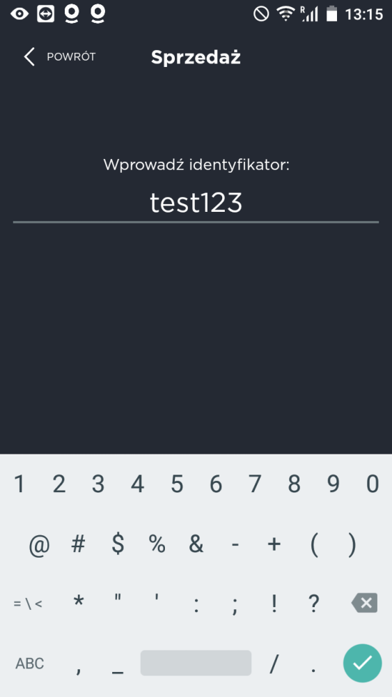 Sprzedaż - Identyfikator