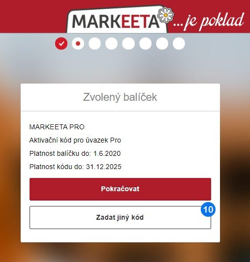 Průvodce registrací - krok 5 (A)