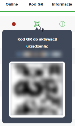 Kod QR aktywacyjny