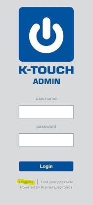 Creating a K-Touch Dealer Account - K-Touch - 1