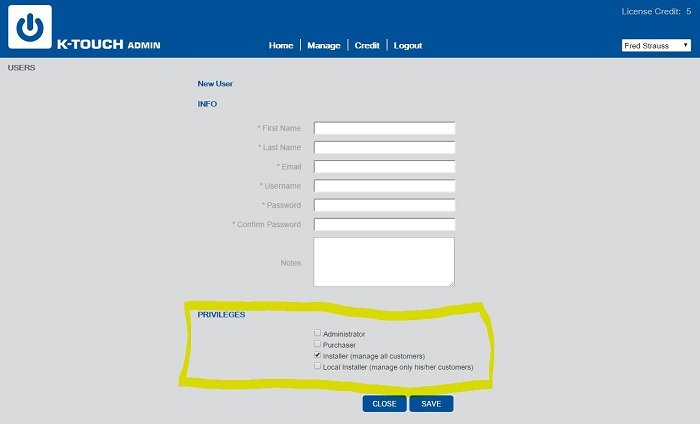 Creating a K-Touch User Account - K-Touch - 1