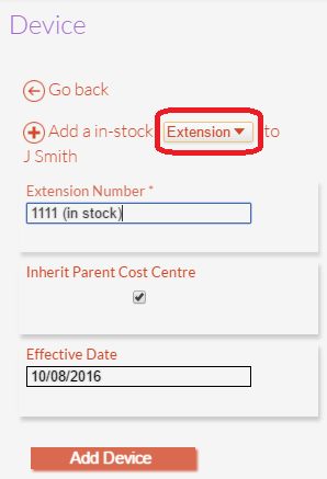 Enter Device Number Enter Device Number