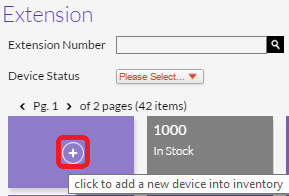 Extension Page Add New icon Extension Page Add New icon