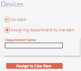 Line Items Assignment Panel Line Items Assignment Panel