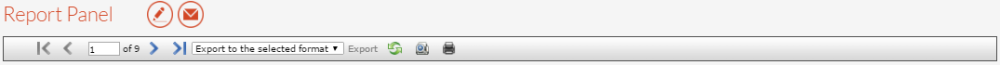 Report Navigation Bar Report Navigation Bar