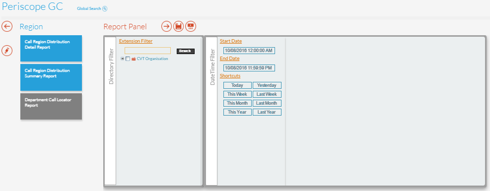 Department Call Locator Report Panel Department Call Locator Report Panel