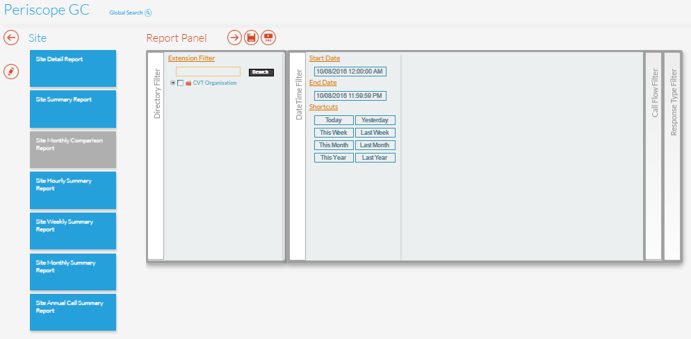 Site Monthly Comparison Report Panel Site Monthly Comparison Report Panel
