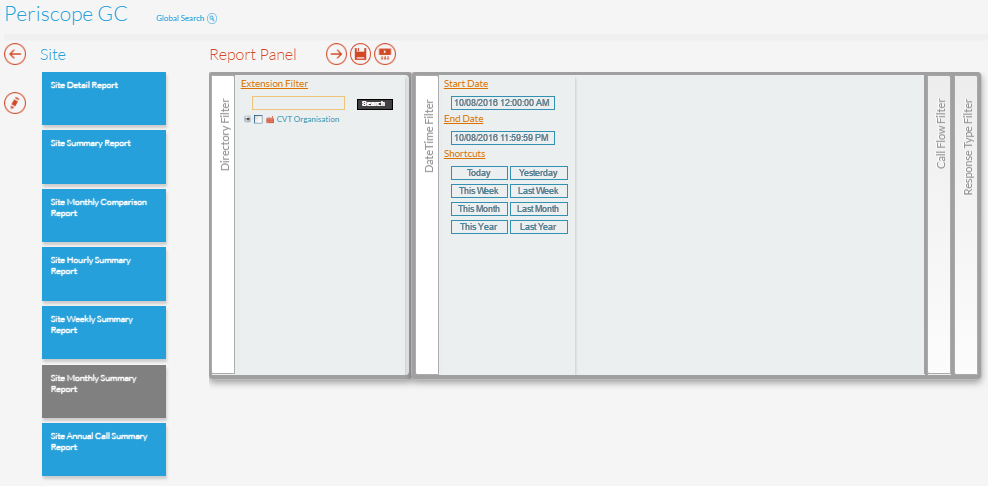 Site Monthly Report Panel Site Monthly Report Panel
