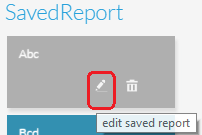 Edit Report icon Edit Report icon