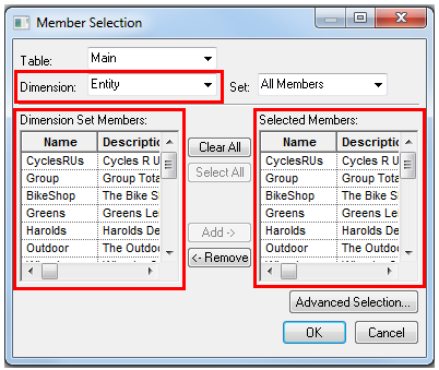 Member Selection