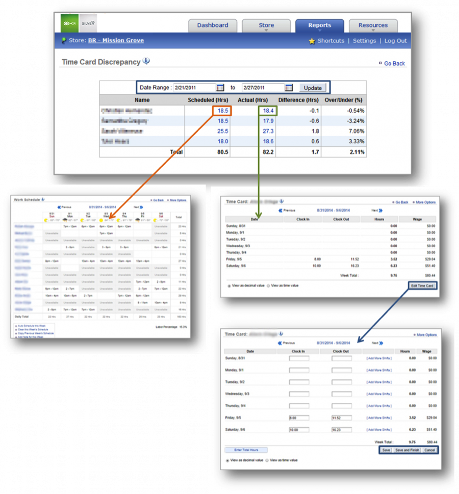 Time Card Discrepancy Store User Guide 2