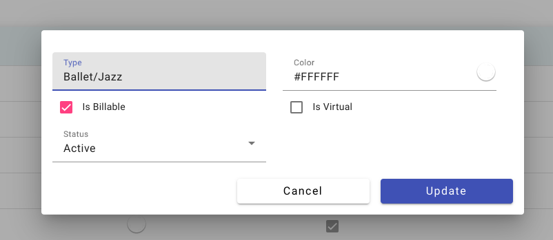 Class Types - Compudance Online Helpdesk - 1