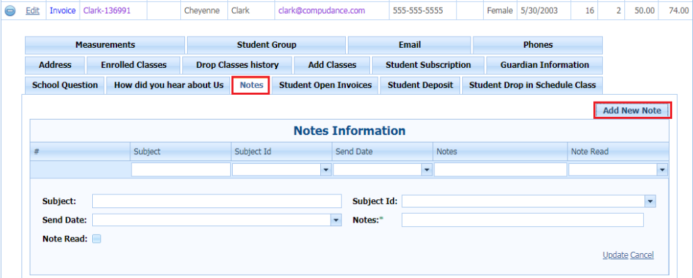 Notes - Compudance Online Helpdesk - 1