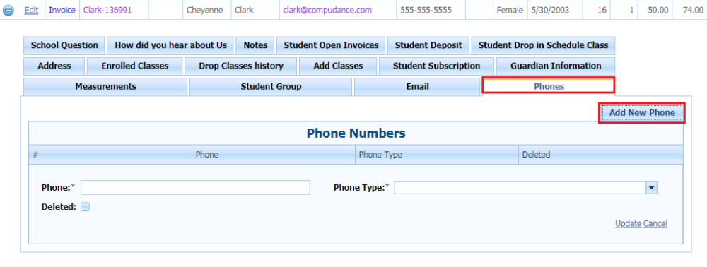 Phone - Compudance Online Helpdesk - 1