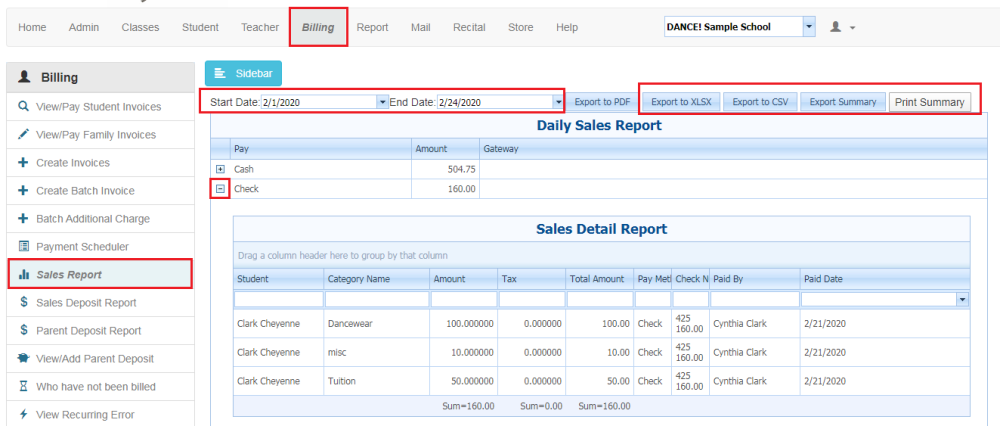 Sales Report - Compudance Online Helpdesk - 1