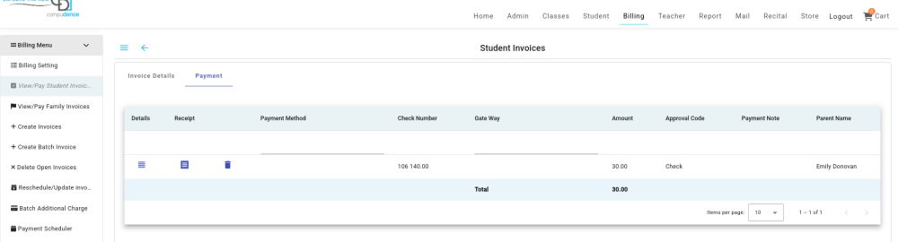 Delete Invoices - Compudance Online Helpdesk - 1