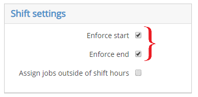 shift admin turn off shifts available for trade
