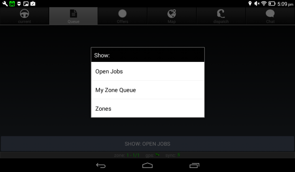 Queue view Show Select Queue view Show Select