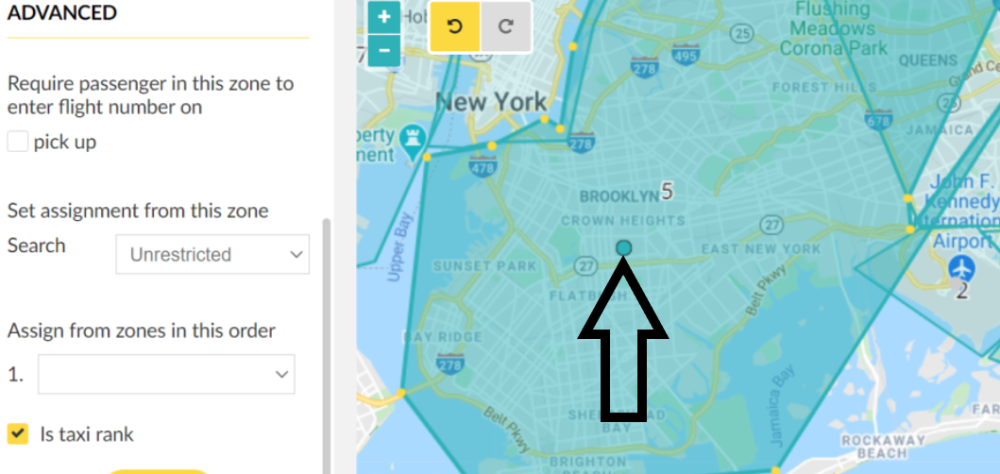 zone assignment values